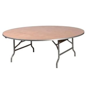 Kids 48 (4 Foot) Round Heavy-Duty Plywood Folding Banquet Table